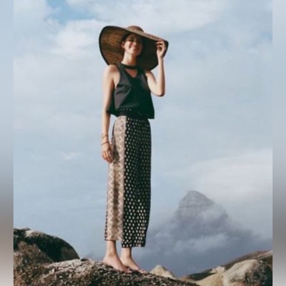 Maeve x Anthropologie Wide-Leg Pull On Pants